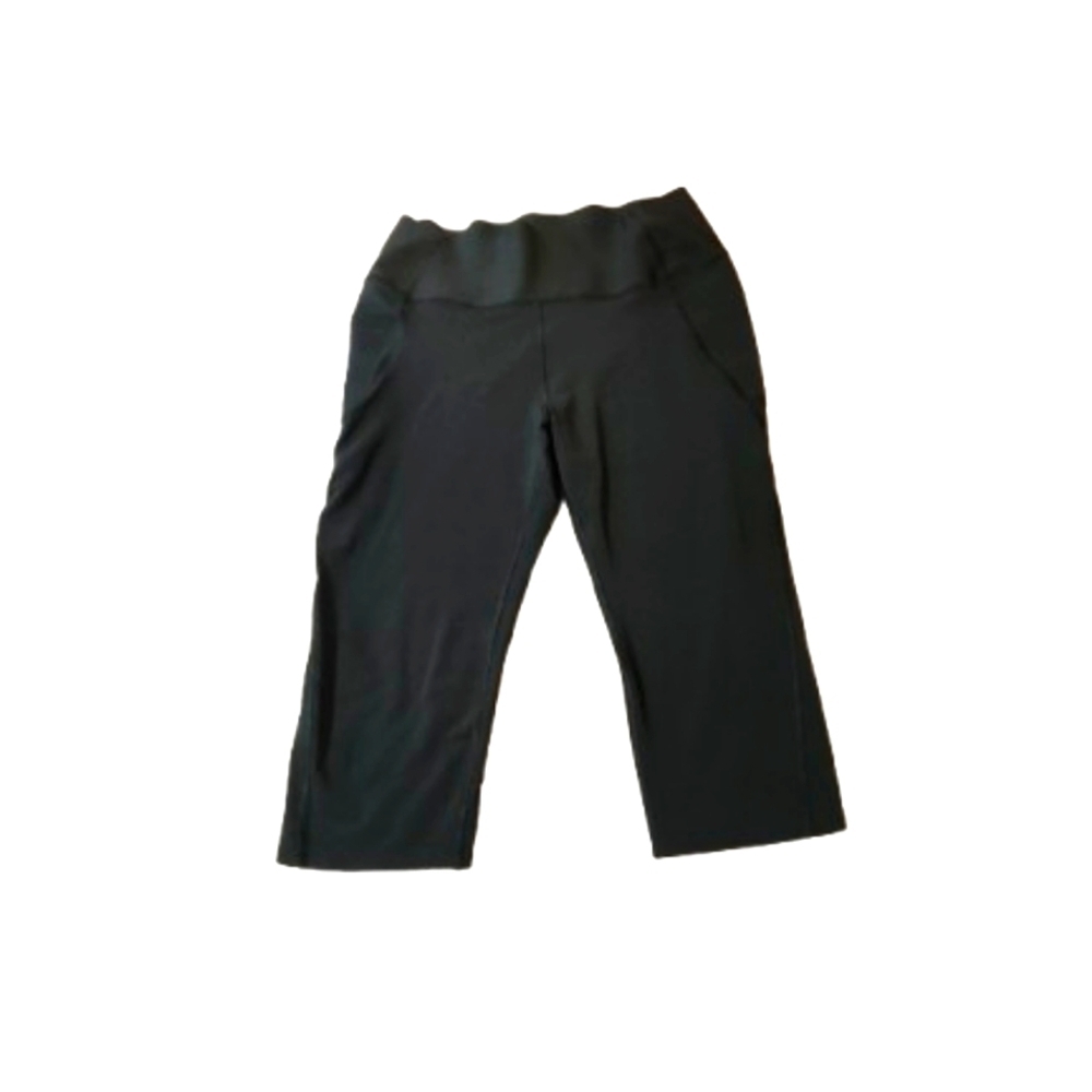 GAP Fit Black Sculpt Compression Capri Leggings Women's Sz Large